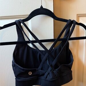 lululemon athletica Midnight Black Crossback Sports Bra